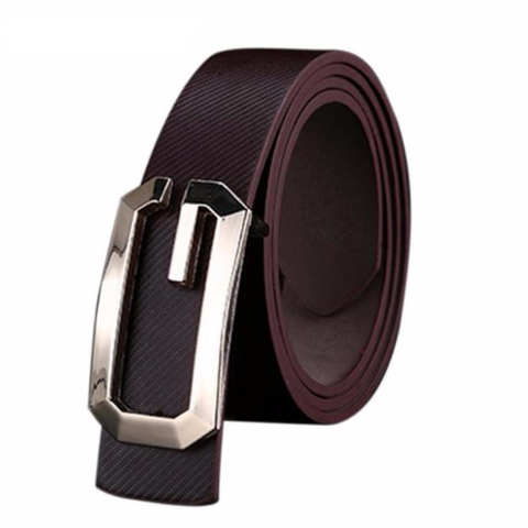 Formal Leather Thin Belt