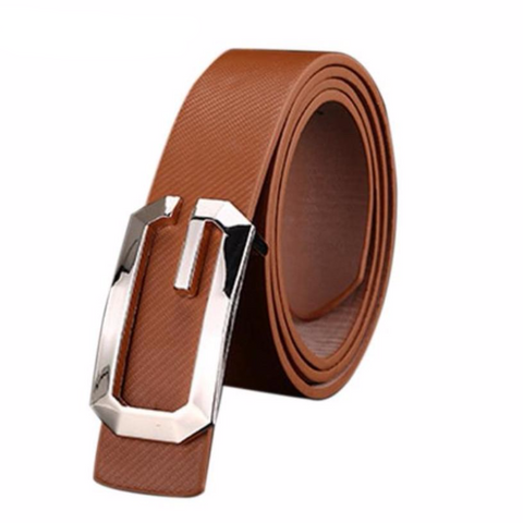 Formal Leather Thin Belt