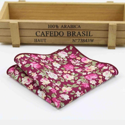 Casual Floral  Pocket  Square