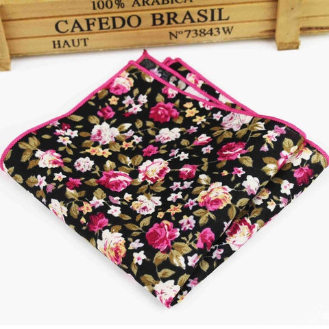 Casual Floral  Pocket  Square