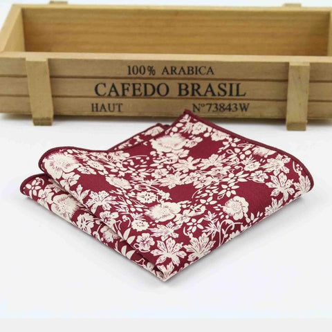 Casual Floral  Pocket  Square