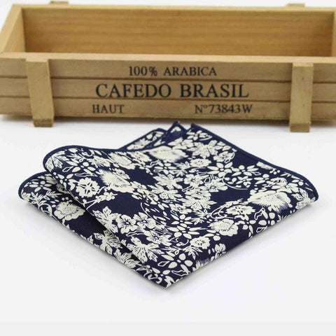 Casual Floral  Pocket  Square