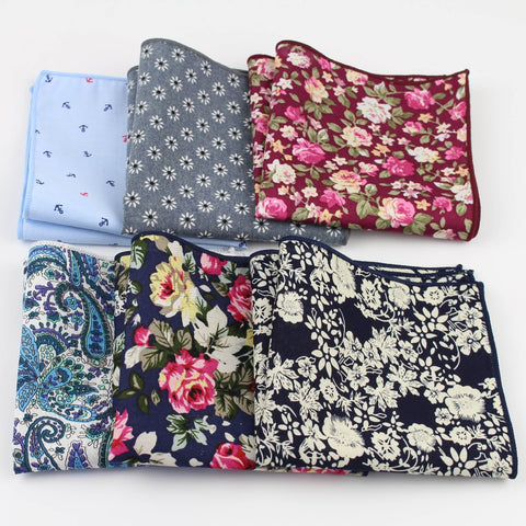 Casual Floral  Pocket  Square