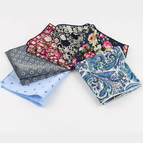Casual Floral  Pocket  Square