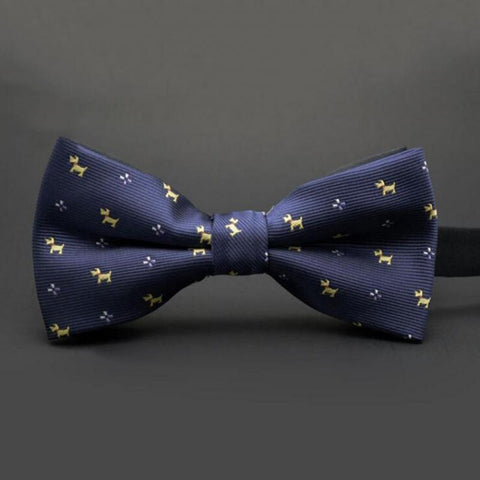 Patterized Satin Bow Ties