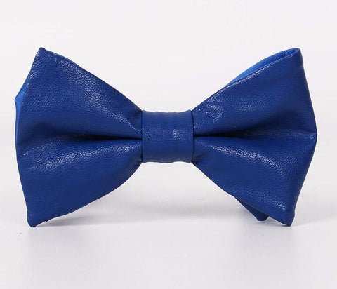 Casual Leather Bow Tie