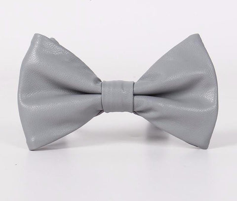Casual Leather Bow Tie