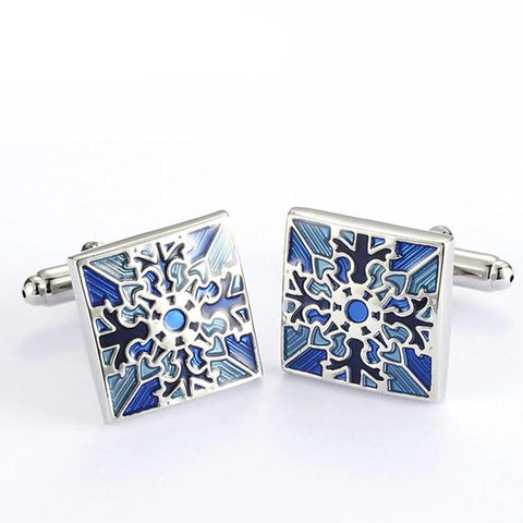 Glossy Square Paint Color Cufflink