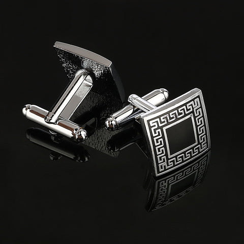 Luxury Laser Pattern Cufflink