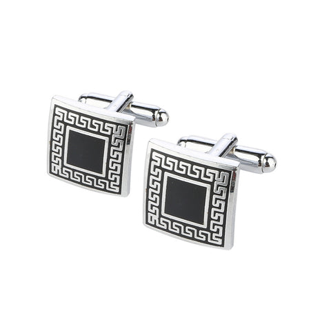 Luxury Laser Pattern Cufflink