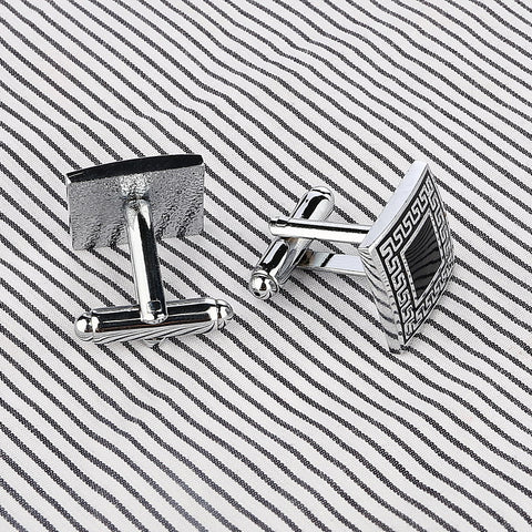 Luxury Laser Pattern Cufflink
