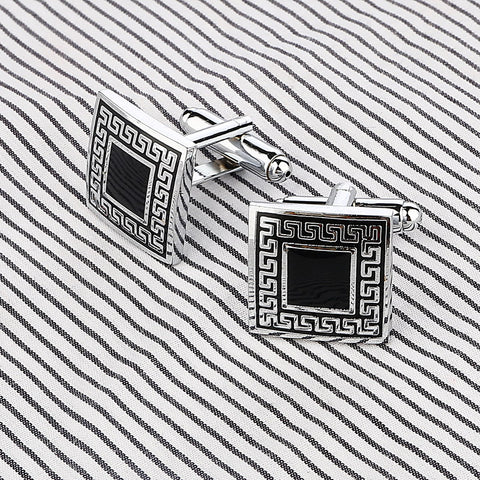 Luxury Laser Pattern Cufflink