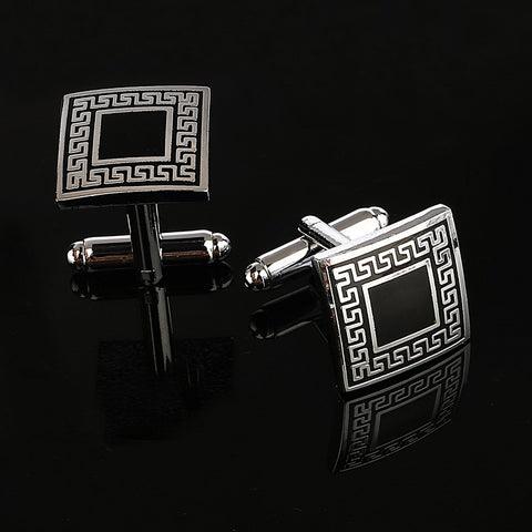 Luxury Laser Pattern Cufflink