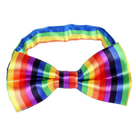 Pre-Tied  Casual Rainbow Bow Tie