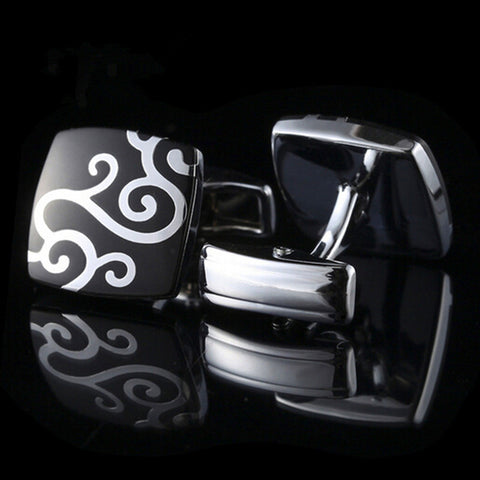 Men Enamel Cuff Link