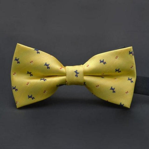 Patterized Satin Bow Ties