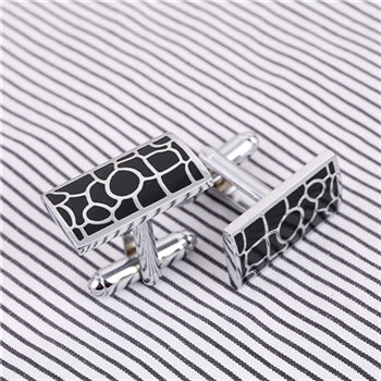 Luxury Laser Pattern Cufflink