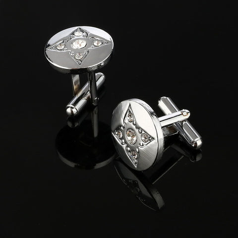 Luxury Laser Pattern Cufflink