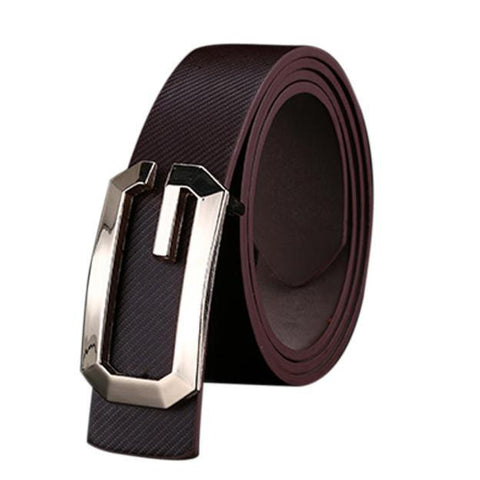 Formal Leather Thin Belt