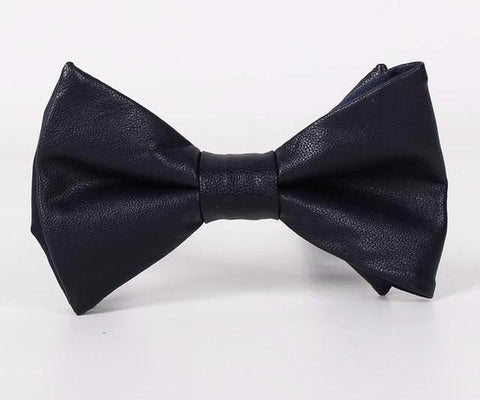 Casual Leather Bow Tie