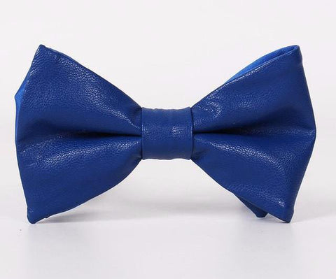 Casual Leather Bow Tie