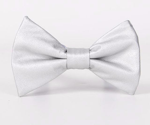 Casual Leather Bow Tie