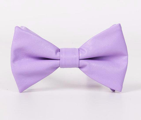 Casual Leather Bow Tie