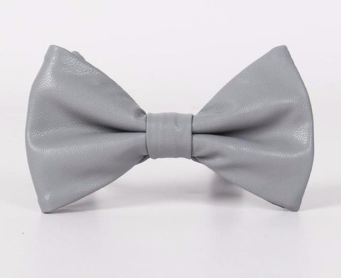 Casual Leather Bow Tie